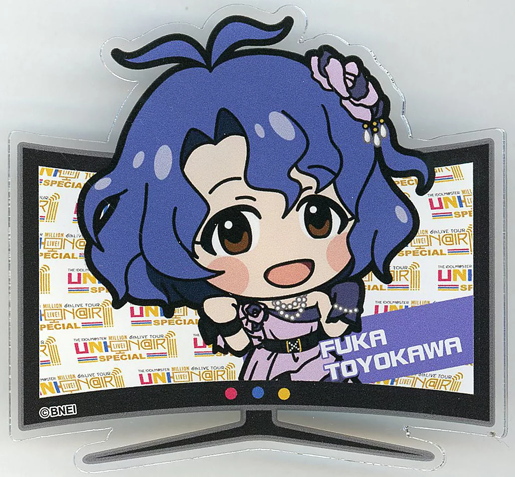 豊川風花(6th SSA Ver.) 公式プロデュースバッジ 「THE IDOLM＠STER MILLION LIVE! 6thLIVE TOUR UNI-ON＠IR!!!!」