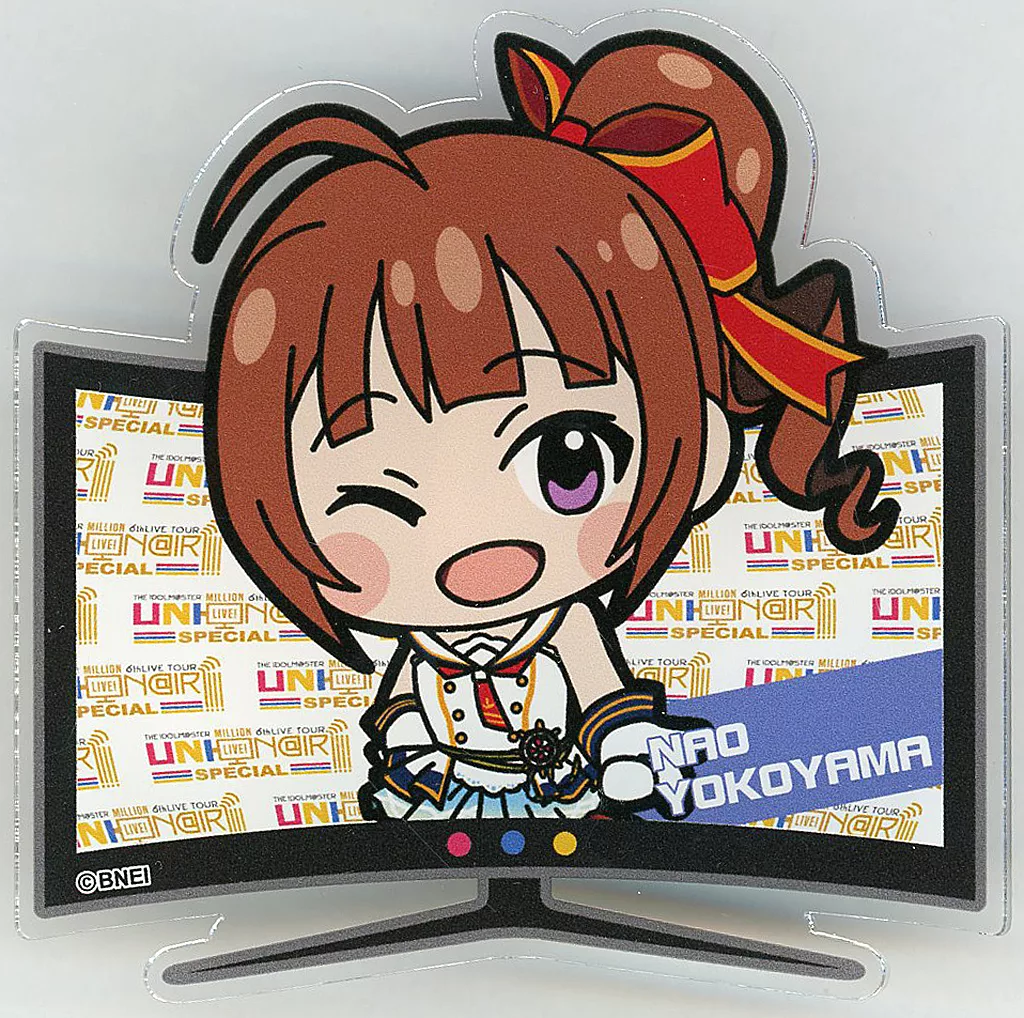 横山奈緒(6th SSA Ver.) 公式プロデュースバッジ 「THE IDOLM＠STER MILLION LIVE! 6thLIVE TOUR UNI-ON＠IR!!!!」