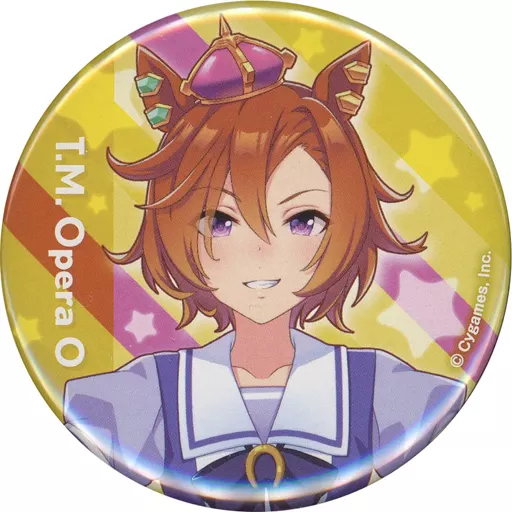 駿河屋 - 【買取】テイエムオペラオー 公式缶バッジ(制服Ver.) 「ウマ