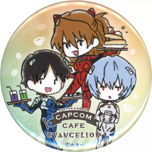 エヴァンゲリオン　綾波　缶バッジ　カフェ エヴァンゲリオン 綾波 缶バッジ カフェ - メルカリ