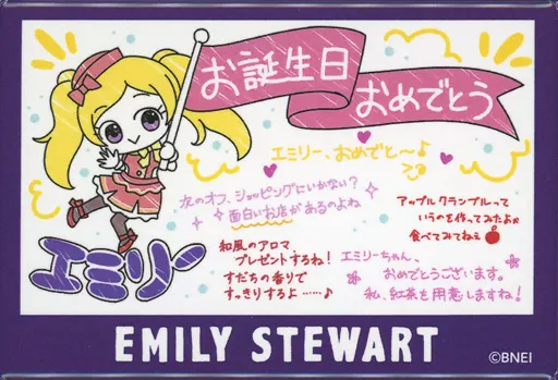 エミリー・スチュアート 「アイドルマスター ミリオンライブ! トレーディング缶バッジ(バースデイイラストver.)N」