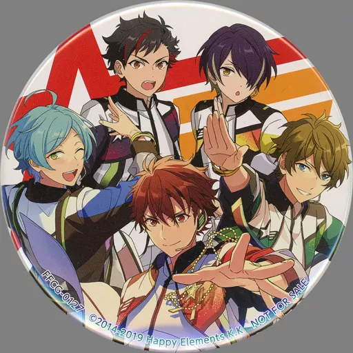 ジャケットデザイン(流星隊) 缶バッジ 「CD あんさんぶるスターズ!! ES アイドルソング season1 流星隊」 アニメイト購入特典