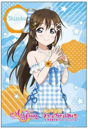 桜坂しずく 缶バッジ 虹ヶ咲 コミケ C105 水着　27個 ラブライブ！虹ヶ咲学園スクールアイドル同好会」より、青の水着を纏っ