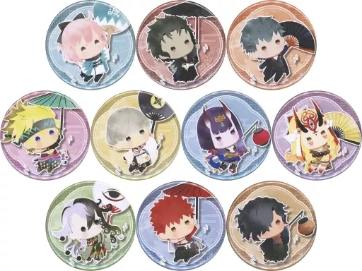 Fate FGO 京まふ ゆらふわ缶バッジ 蘆屋道満 9点 Fate/Grand Order 缶バッジセット（全2種）