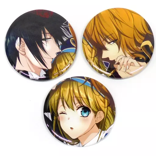 [単品] アリス＆ブラッド＆エリオット 缶バッジ3個セット 「Switchソフト スペードの国のアリス ～Wonderful White World～ スペシャルステラセット」 同梱特典