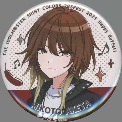 緋田美琴 「THE IDOLM＠STER SHINY COLORS 283フェス 2021 Happy Buffet! 公式トレーディング缶バッジ B 283フェス 2021 ver.」