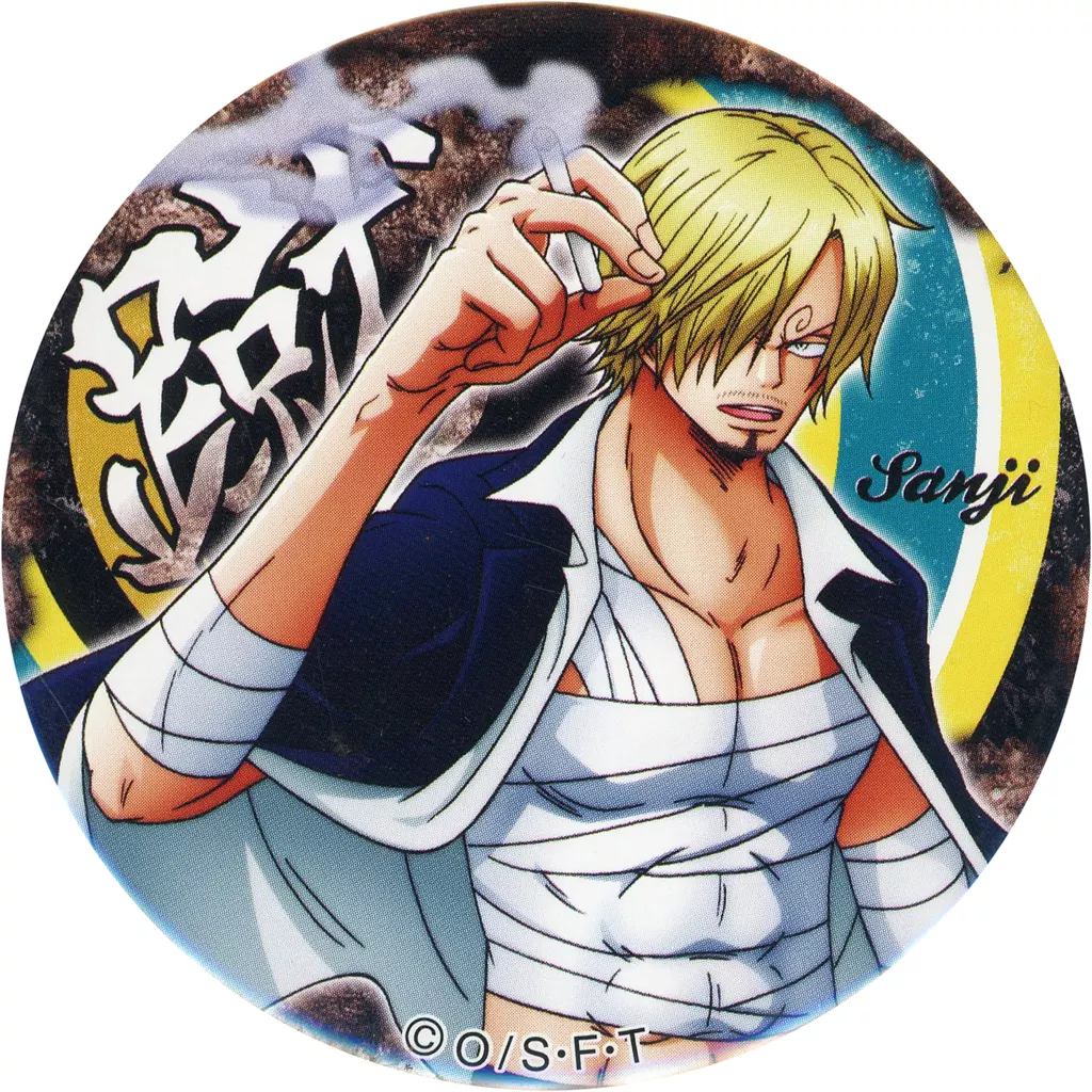 新商品】”輩”缶バッジ SANJI : ONE PIECE 麦わらストア 航海日誌
