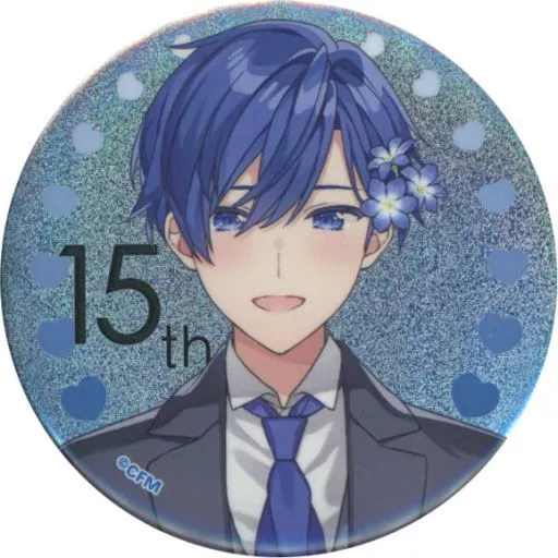 KAITO 15th Anniversary グリッター缶バッジ アクリル缶バッジケース グリッター缶バッジセット（KAITO） OACC-PC
