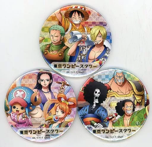 東京ワンピースタワー　ワノ国缶バッジセット 東京ワンピースタワー購入 ワンピース 缶バッジTashigi - メルカリ