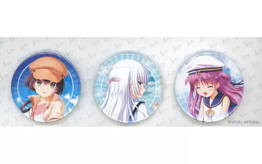 サマポケ ビジュアルアーツ冬フェス 缶バッジセット 鳴瀬しろは 加藤うみ 七海 駿河屋 -<中古>鳴瀬しろは＆加藤うみ＆七海 オリジナル缶バッジ3個