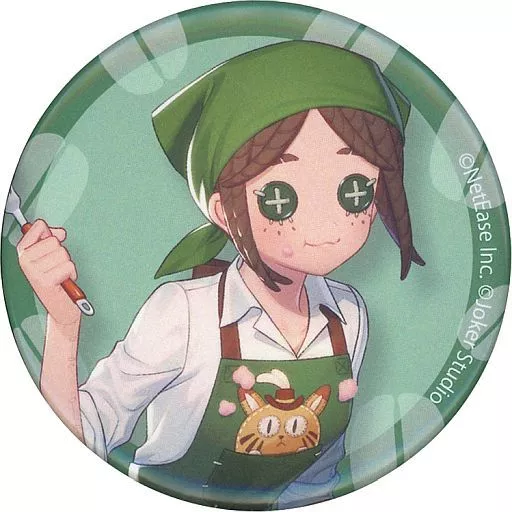 第五人格　庭師　エマ・ウッズ　smile base cafe 缶バッジ 第五人格 庭師 エマ・ウッズ smile base cafe 缶バッジ