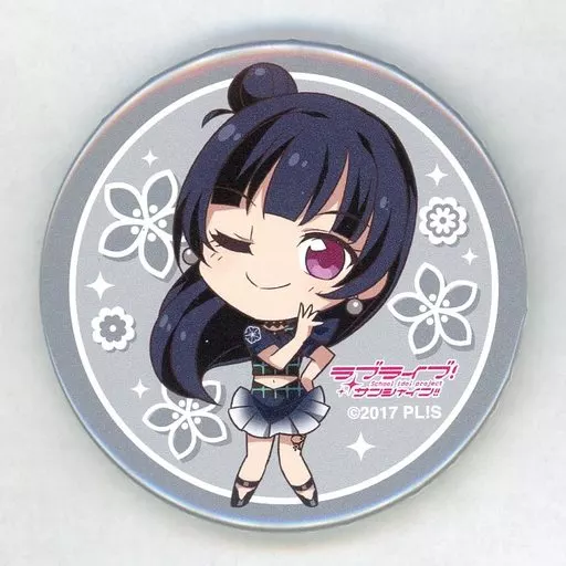 ラブライブ！サンシャイン!!　5周年展示会　丸形缶バッジ　vol.2　津島 善子 駿河屋 -<中古>津島善子(SDデザイン) 「ラブライブ!サンシャイン!! 5