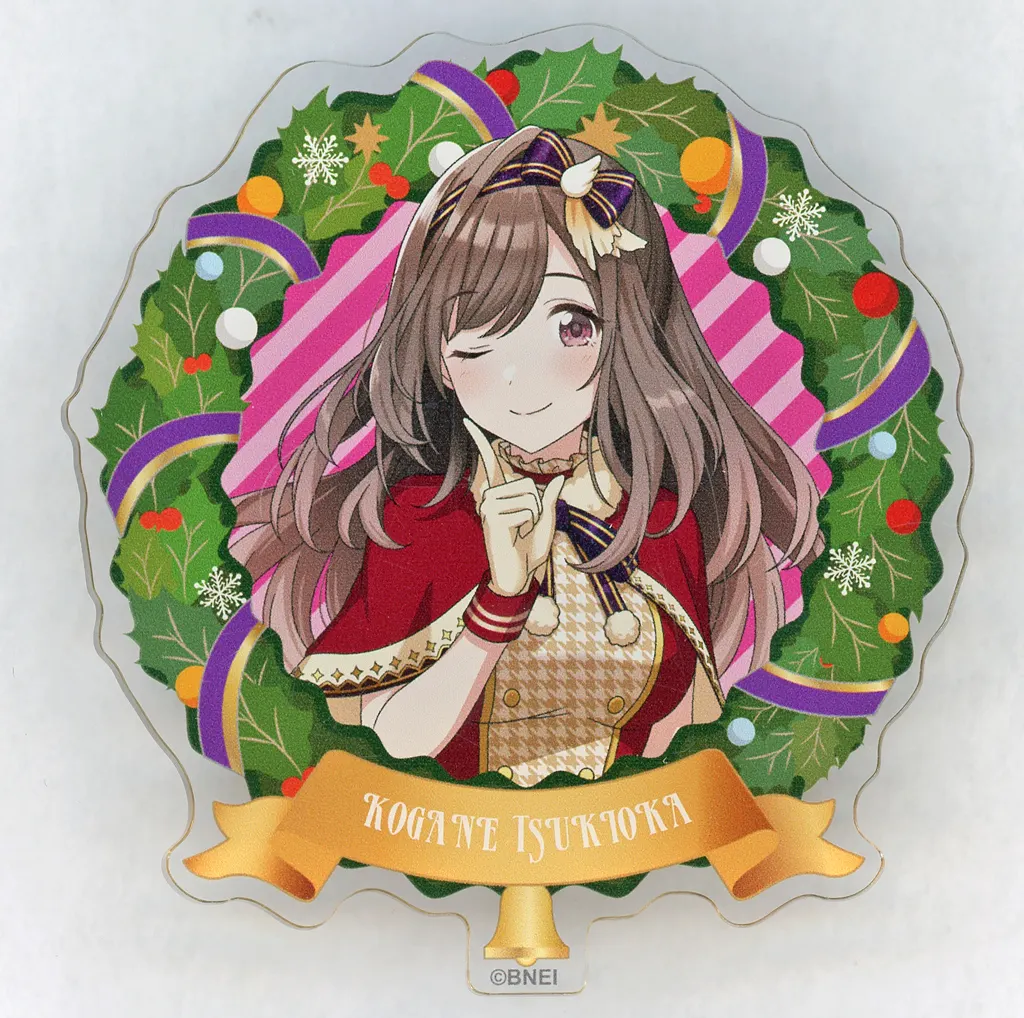 月岡恋鐘(Xmas Party -Silent night- ver.) 公式プロデュースバッジ 「THE IDOLM＠STER SHINY COLORS Xmas Party -Silent night-」