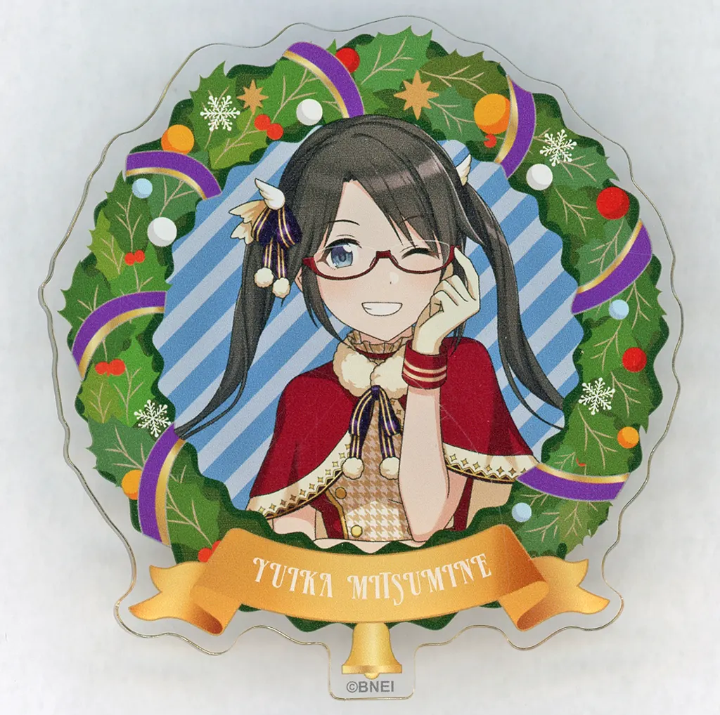 三峰結華(Xmas Party -Silent night- ver.) 公式プロデュースバッジ 「THE IDOLM＠STER SHINY COLORS Xmas Party -Silent night-」