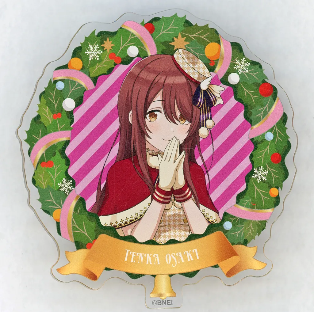 大崎甜花(Xmas Party -Silent night- ver.) 公式プロデュースバッジ 「THE IDOLM＠STER SHINY COLORS Xmas Party -Silent night-」