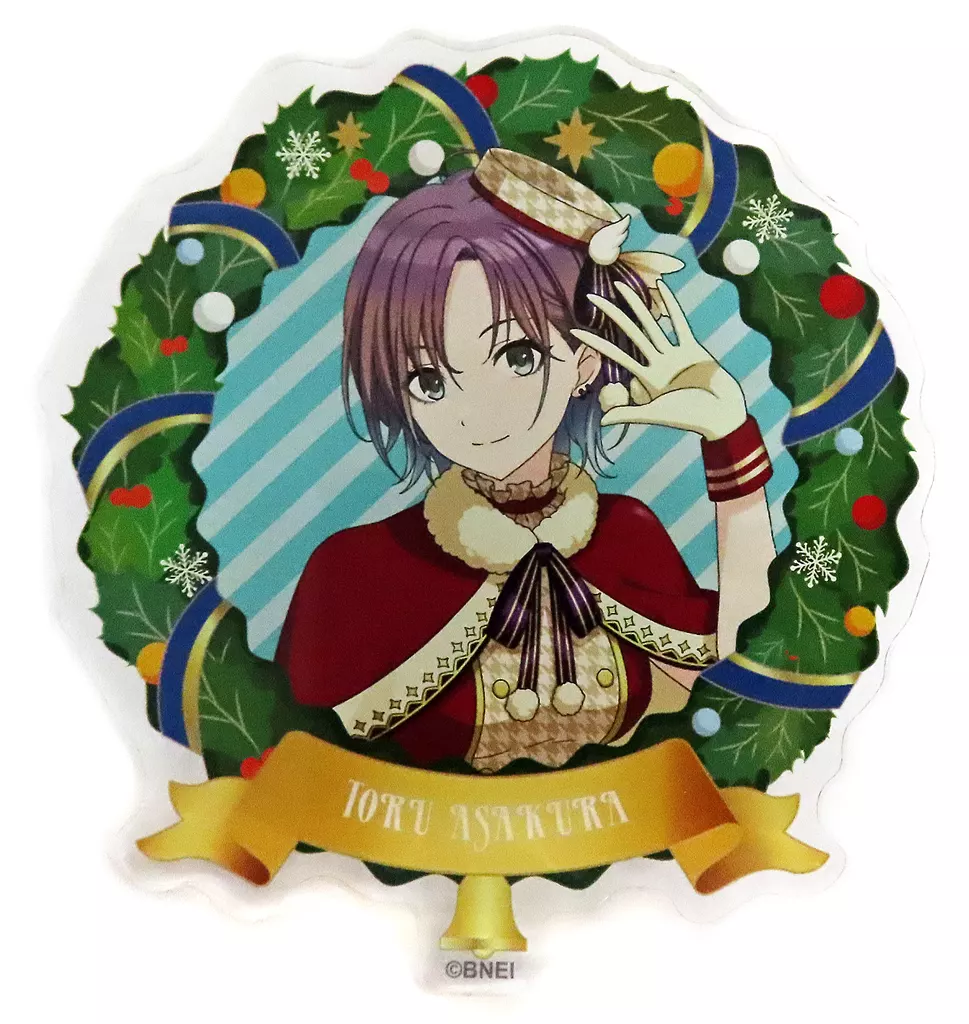 浅倉透(Xmas Party -Silent night- ver.) 公式プロデュースバッジ 「THE IDOLM＠STER SHINY COLORS Xmas Party -Silent night-」