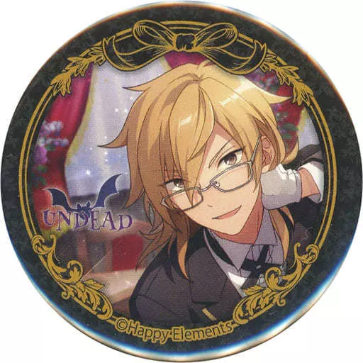 あんスタ★UNDEAD【羽風薫】アニメイトカフェ★クッキー缶★缶バッジ 駿河屋 -<中古>[単品] 羽風薫 缶バッジ(2015ver.) 「あんさん