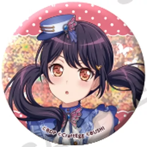BanG Dream！ バンドリ オーロラ箔押しビッグ缶バッジ 二葉