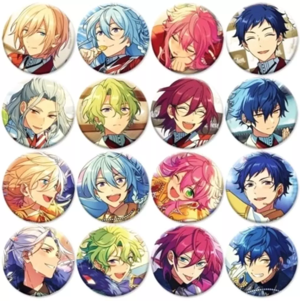 バッジ・ピンズ　全16種セット 「あんさんぶるスターズ!! イベコレ缶バッジ [Extra] -『SS』編/Final Stage『SS』-」
