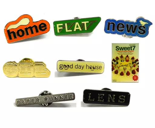 駿河屋 -<中古>全8種セット ラーメンズ＆小林賢太郎 ピンバッジ 第2弾