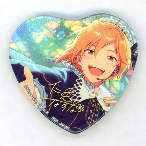 あんスタ　とるパカ　ハート缶バッジ　なずな あんさんぶるスターズ とるパカ ハート型缶バッジ 仁兎なずな5個