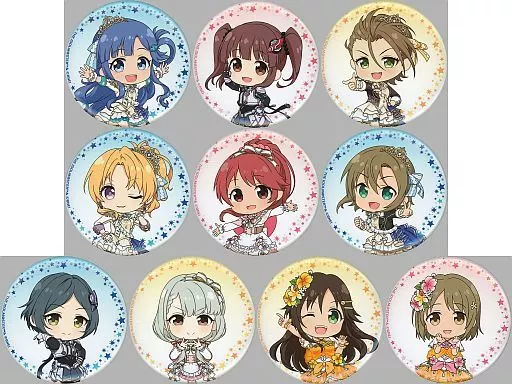 全10種セット 「THE IDOLM＠STER CINDERELLA GIRLS 10th ANNIVERSARY M＠GICALCOLLECTION!!! トレーディング缶バッジ ミニキャラver.」