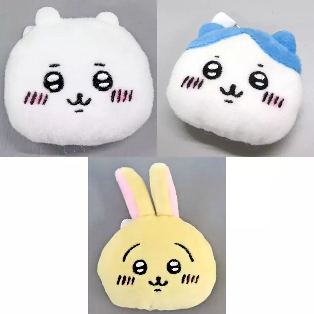 バッジ・ピンズ　全3種セット なかよしぬいぐるみバッジ 「ちいかわ なんか小さくてかわいいやつ」 ちいかわらんど 対象商品購入特典