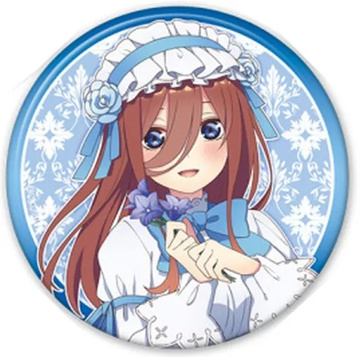 五等分の花嫁　ロリィタ　缶バッジ　中野三玖 駿河屋 -<中古>中野三玖 「映画 五等分の花嫁 トレーディング缶バッジ