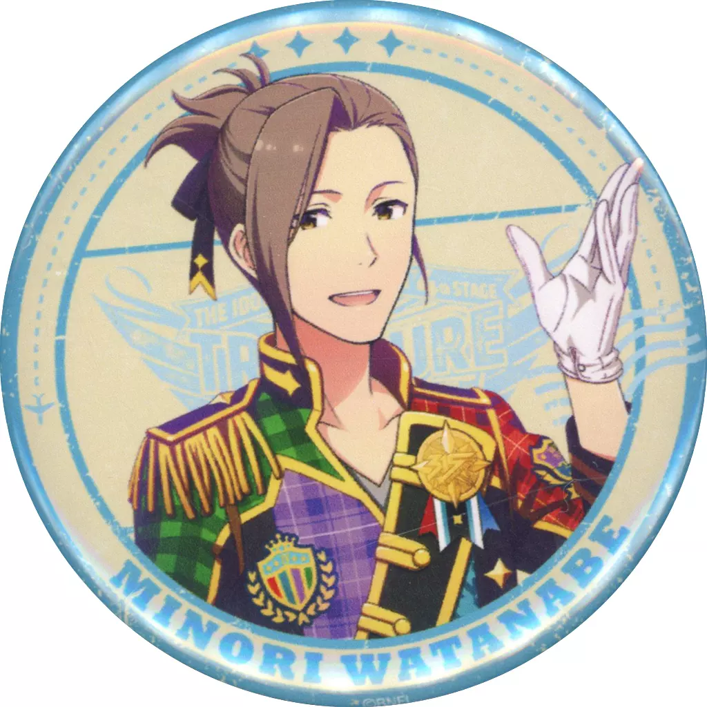 渡辺みのり 公式スタンド缶バッジ 「THE IDOLM＠STER SideM 4th STAGE ～TRE＠SURE GATE～」