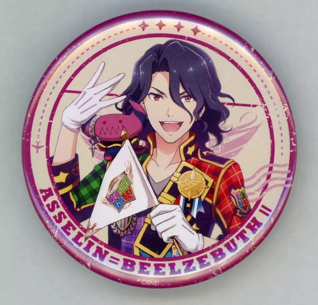 アスラン=ベルゼビュートII世 公式スタンド缶バッジ 「THE IDOLM＠STER SideM 4th STAGE ～TRE＠SURE GATE～」