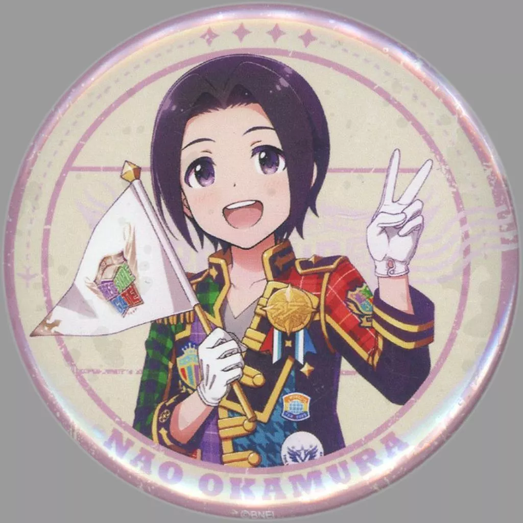 岡村直央 公式スタンド缶バッジ 「THE IDOLM＠STER SideM 4th STAGE ～TRE＠SURE GATE～」