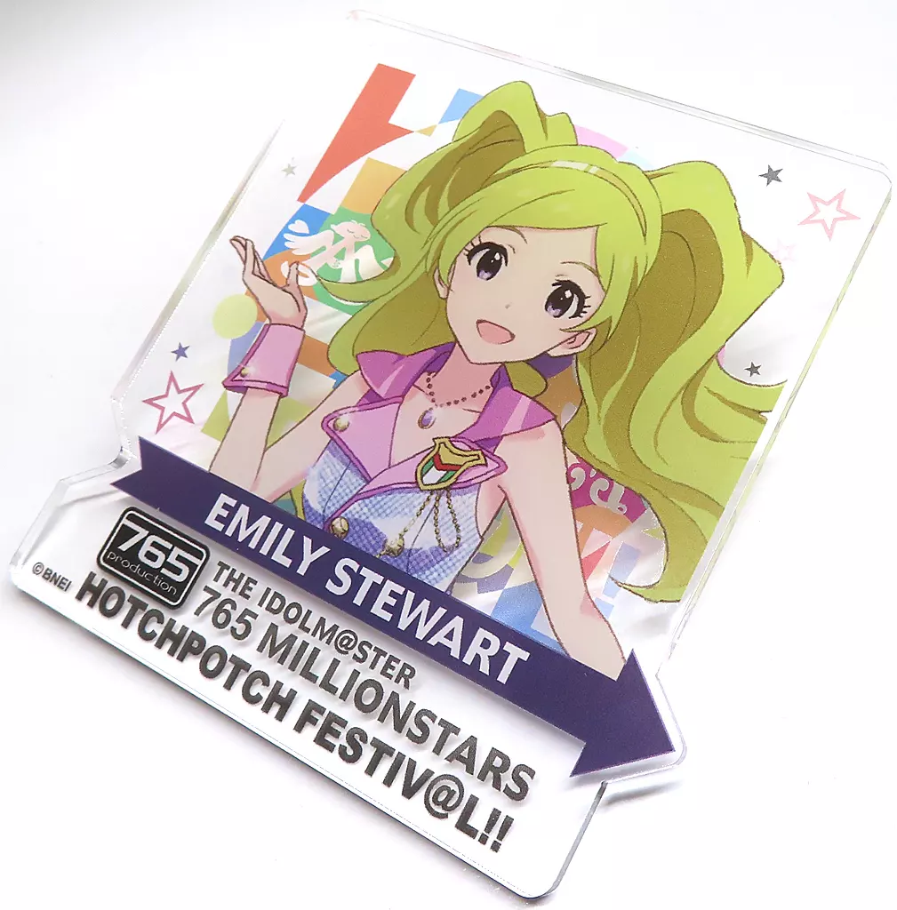 エミリースチュアート 公式プロデュースバッジ 「THE IDOLM＠STER 765 MILLIONSTARS HOTCHPOTCH FESTIV＠L!!」