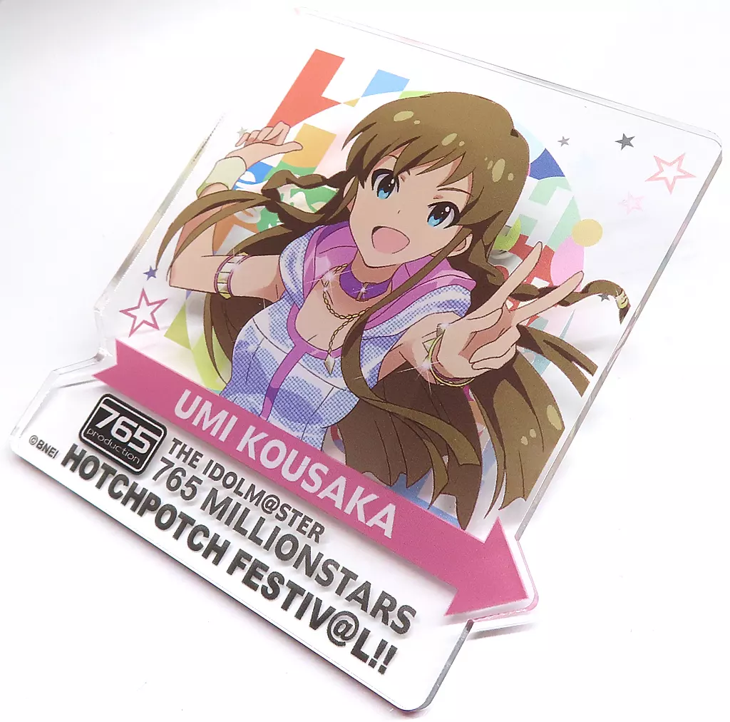 高坂海美 公式プロデュースバッジ 「THE IDOLM＠STER 765 MILLIONSTARS HOTCHPOTCH FESTIV＠L!!」