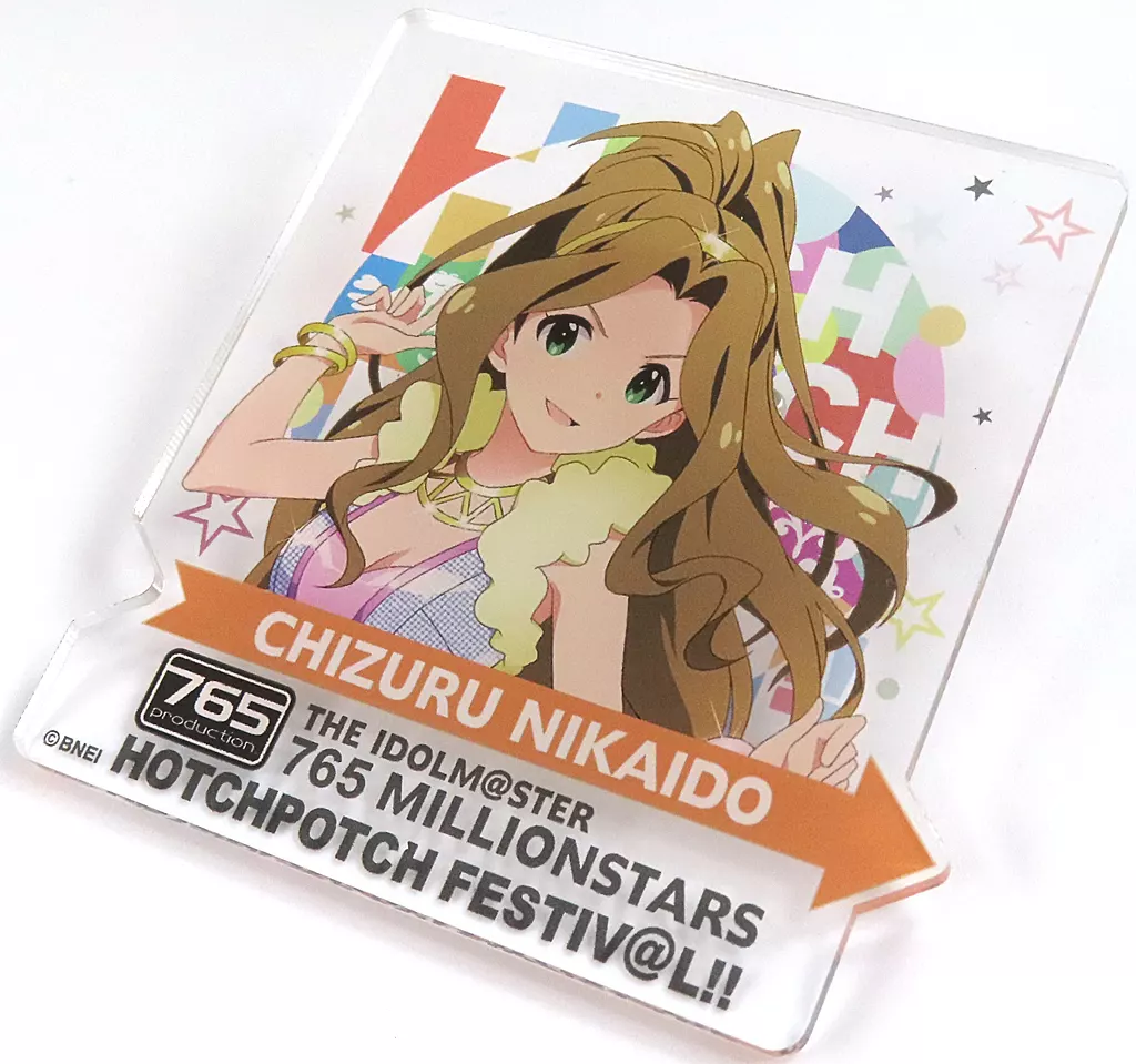 二階堂千鶴 公式プロデュースバッジ 「THE IDOLM＠STER 765 MILLIONSTARS HOTCHPOTCH FESTIV＠L!!」