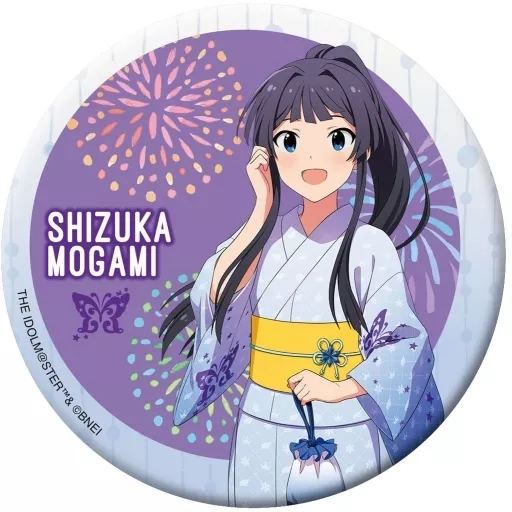A.最上静香(夏祭りイメージ) グリッター缶バッジ 「アイドルマスター ミリオンライブ!」
