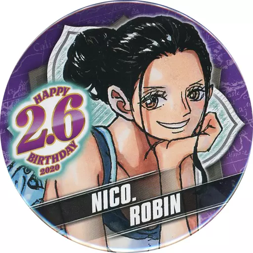 駿河屋 - 【買取】ニコ・ロビン バースデイ缶バッジ(2020