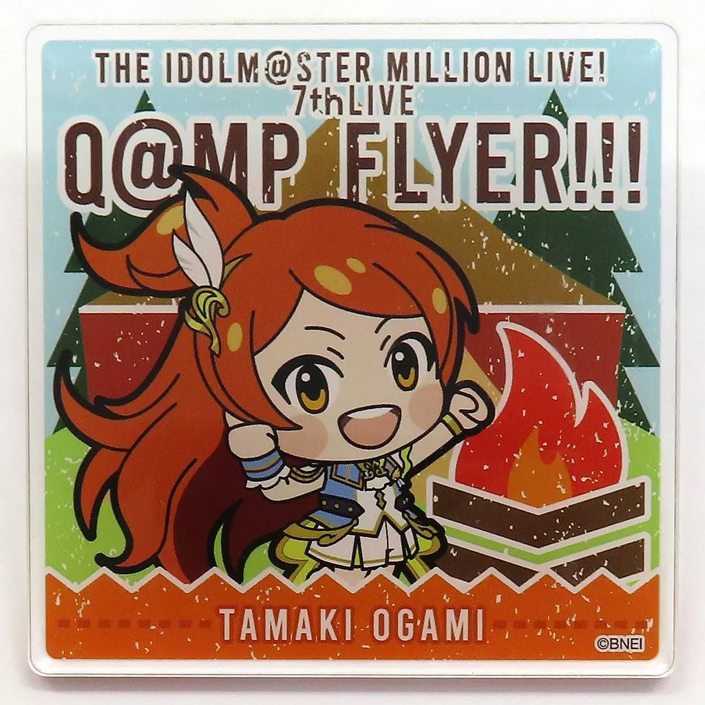 大神環(7thLIVE Ver.) 公式プロデュースバッジ 「THE IDOLM＠STER MILLION LIVE! 7thLIVE Q＠MP FLYER!!!」