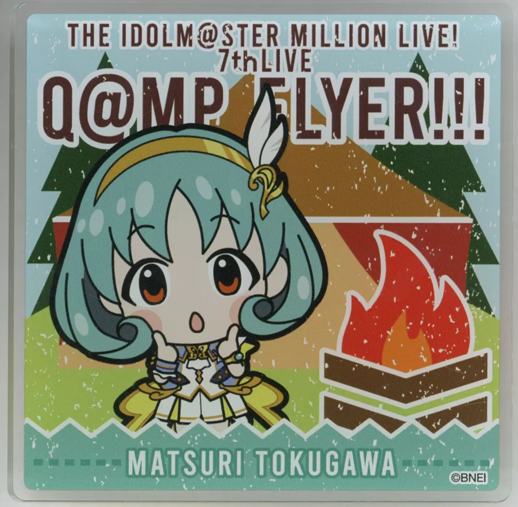 徳川まつり(7thLIVE Ver.) 公式プロデュースバッジ 「THE IDOLM＠STER MILLION LIVE! 7thLIVE Q＠MP FLYER!!!」