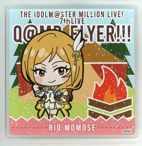 百瀬莉緒(7thLIVE Ver.) 公式プロデュースバッジ 「THE IDOLM＠STER MILLION LIVE! 7thLIVE Q＠MP FLYER!!!」