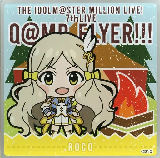 伴田路子(ロコ/7thLIVE Ver.) 公式プロデュースバッジ 「THE IDOLM＠STER MILLION LIVE! 7thLIVE Q＠MP FLYER!!!」