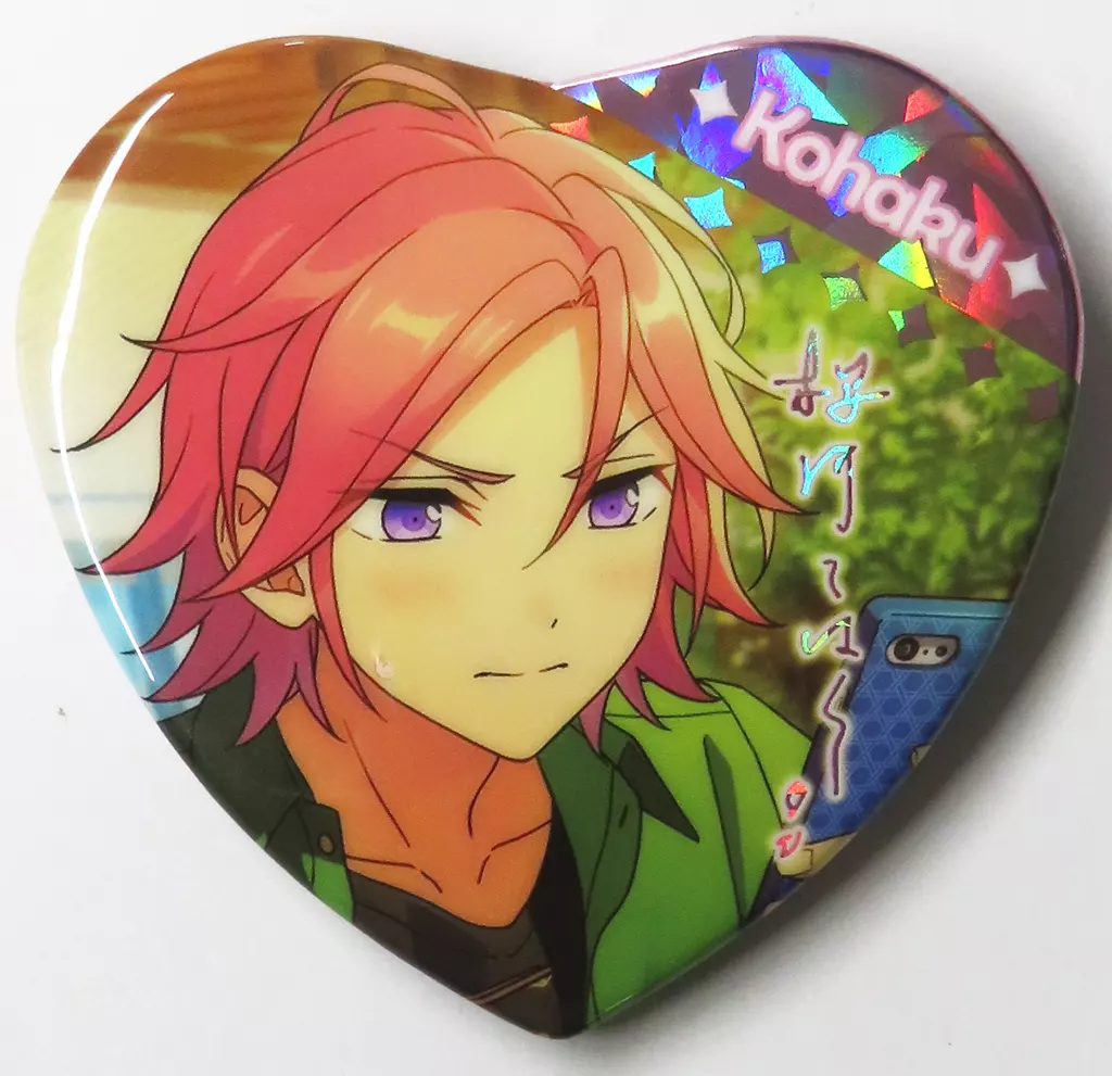 あんスタ 心晴缶 こはく 駿河屋 -<中古>桜河こはく 「あんさんぶるスターズ!! 宝石心晴 ハート