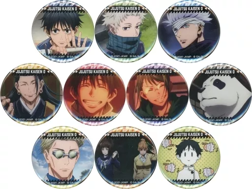 全10種セット 「劇場版 呪術廻戦 0×TOWER RECORDS CAFE 場面写缶バッジコレクション」
