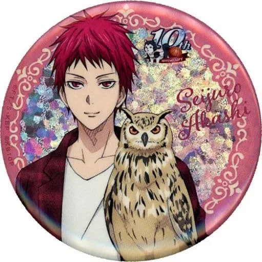 黒子のバスケ 10周年赤司征十郎 ホログラム スペシャルくじ　梅田展 缶バッジ 黒子のバスケ 赤司征十郎 ホログラム 缶バッジ - メルカリ