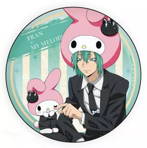 バッジ・ピンズ　フラン＆マイメロディ 「家庭教師ヒットマンREBORN!×SANRIO CHARACTERS 缶バッジ 05」