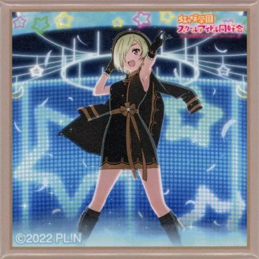 虹ヶ咲 5th スクエア缶バッジ ミア・テイラー ラブライブ！虹ヶ咲学園スクールアイドル同好会 スクエア和紙缶バッジ