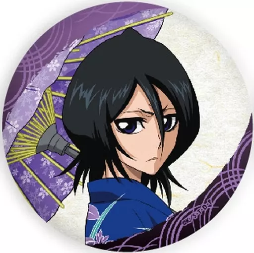＊BLEACH 缶バッジ 番傘 朽木ルキア 駿河屋 -<中古>朽木ルキア 「BLEACH-ブリーチ- 描き下ろし缶バッジ 14