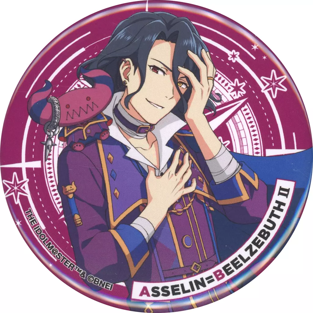アスラン=ベルゼビュートII世 「THE IDOLM＠STER SideM 7th STAGE ～GROW＆GLOW～ SUNLIGHT SIGN＠L 公式トレーディング缶バッジB」