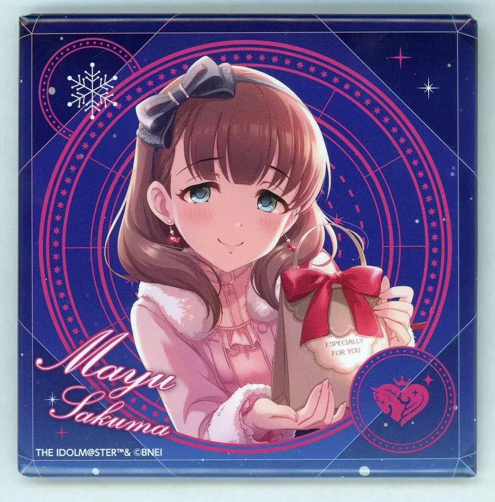 佐久間まゆ(Constellation Gradation ver.) 公式ビッグスクエア缶バッジ 「アイドルマスター シンデレラガールズ」
