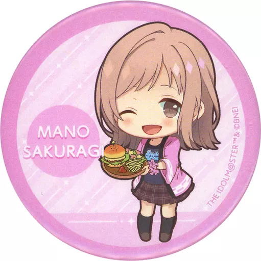 櫻木真乃 「THE IDOLM＠STER SHINY COLORS×SMILE BASE CAFE SMILE FESTIVAL ランダム缶バッジ」