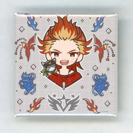 紅井朱雀 スクエア缶バッジ 「DMMスクラッチ! アイドルマスター SideM 【あにちゃ～む】 第二弾」 D-3賞